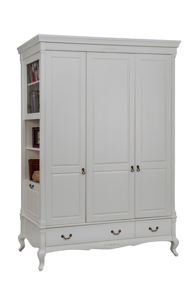 Шкаф с 2 ящиками сосна 3-створчатый Ари-Прованс №3