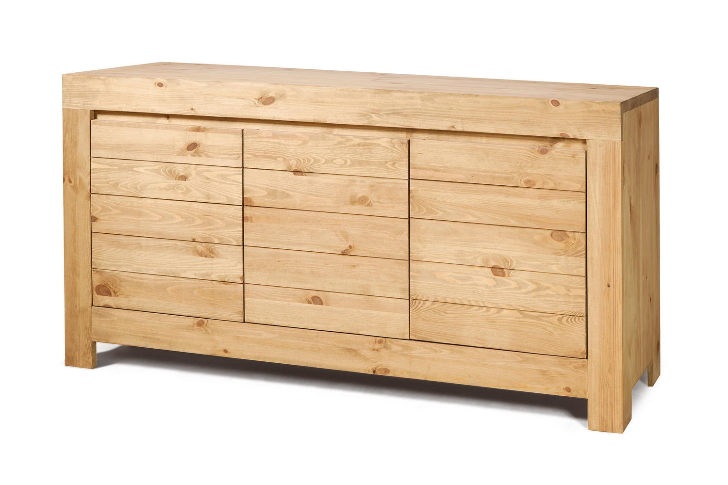 Тумба массив сосны с ящиками Арль KCB3