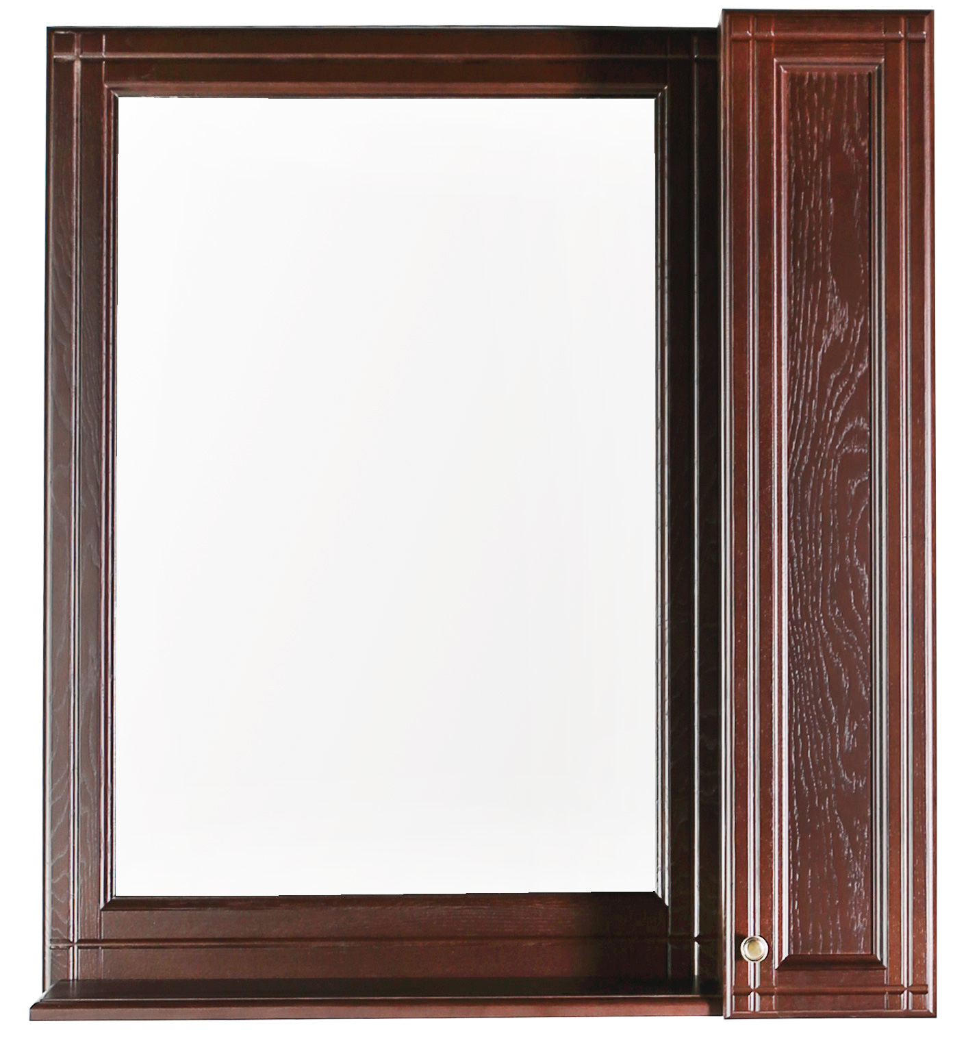 Зеркало Берта-85 со шкафчиком массив ясеня (петли справа)