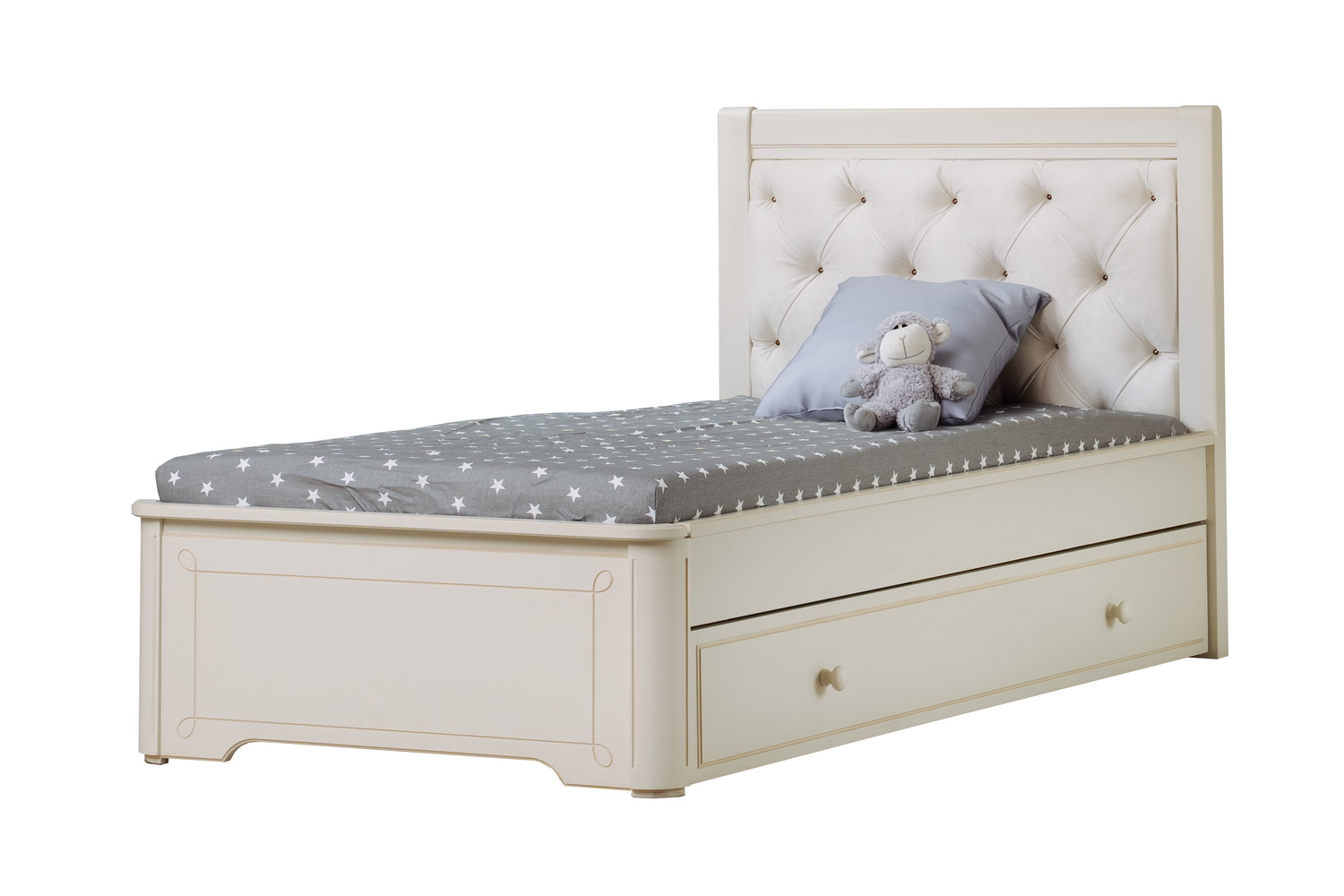 Кровать мягкая массив Бетти №49 1600х2000