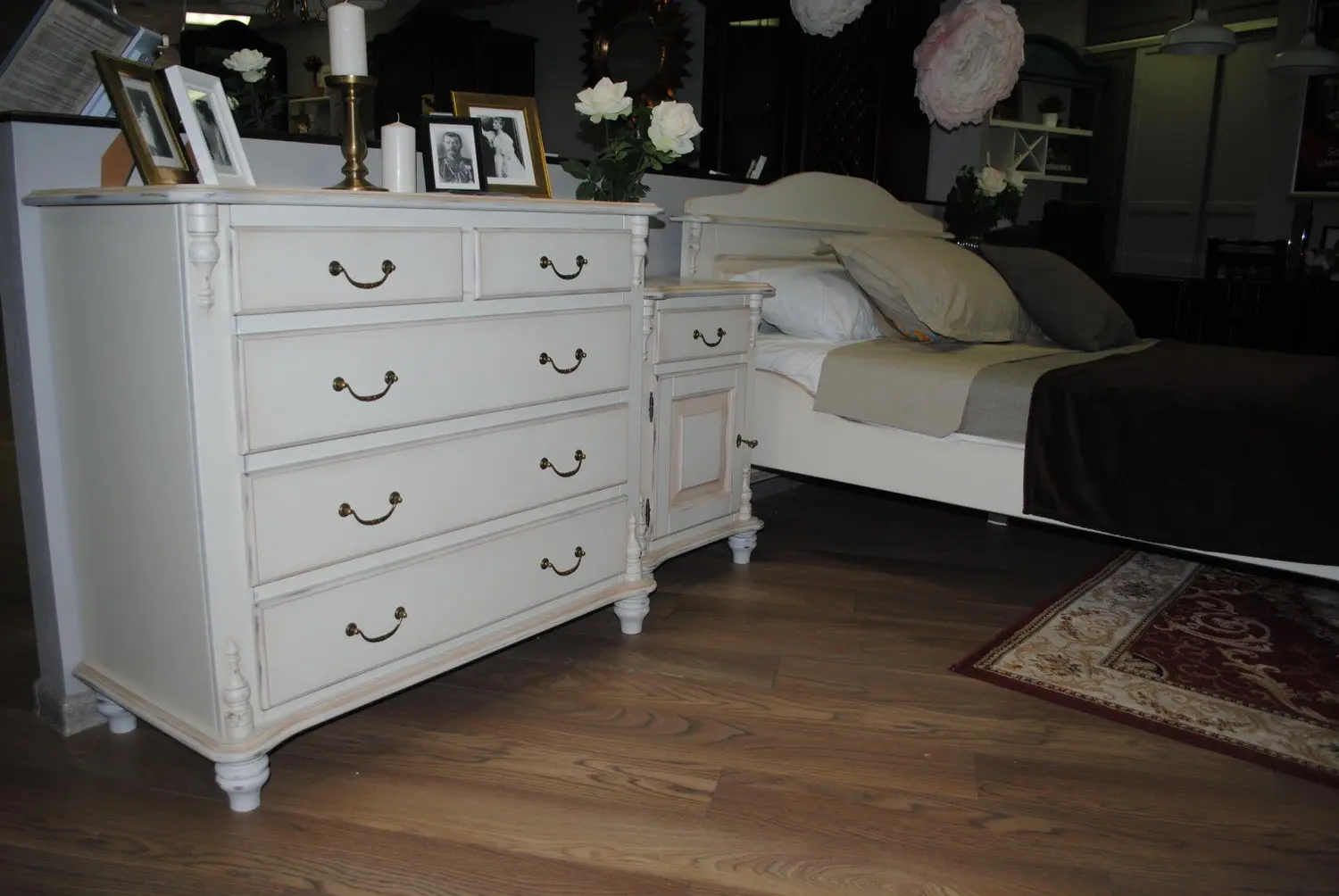 Комод массив сосны Скандия 5 ящиков 2.5.02