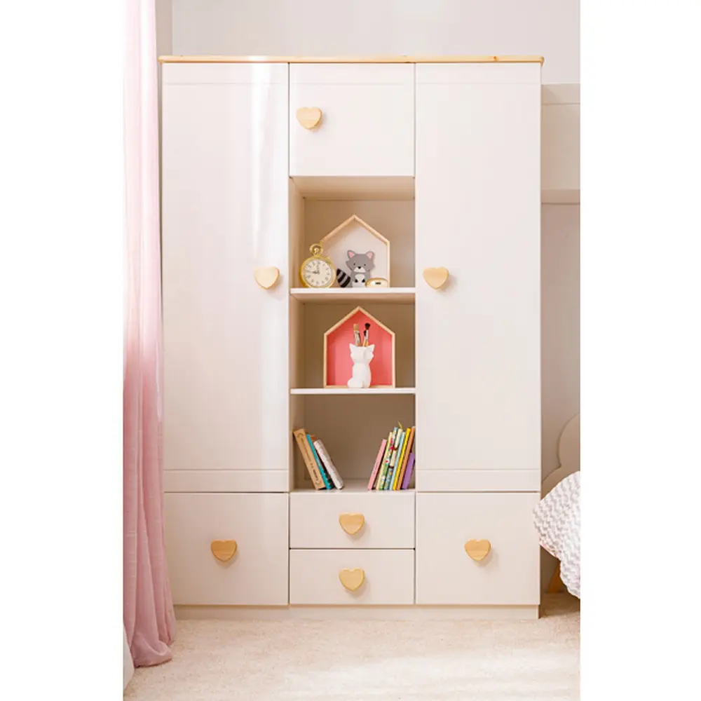 Шкаф с 4 ящиками детский массив сосны ТК №1 3-ств.