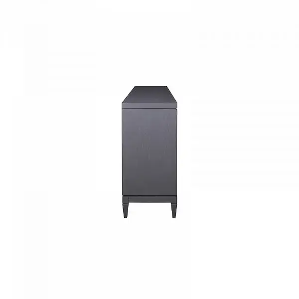 Комод чёрный из дуба Фокстрот 443A ромб (бетон-дуб натуральный)