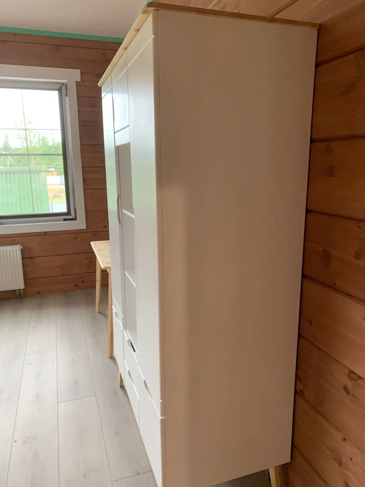 Шкаф детский с 4 ящиками массив сосны ТК №2 3-ств.