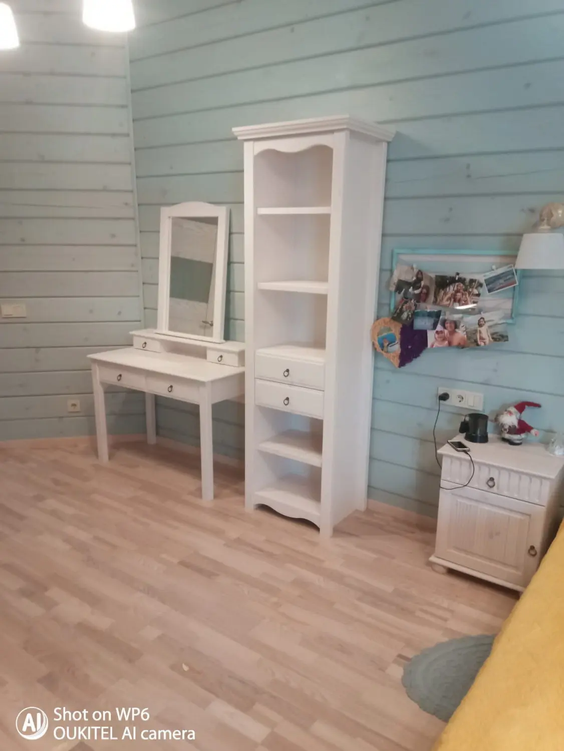 Стеллаж белый 2 ящика Милано