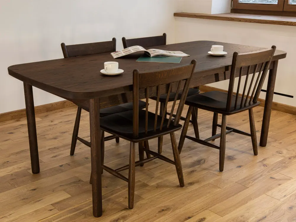 Стол прямоугольный массив Вита обеденный 1800