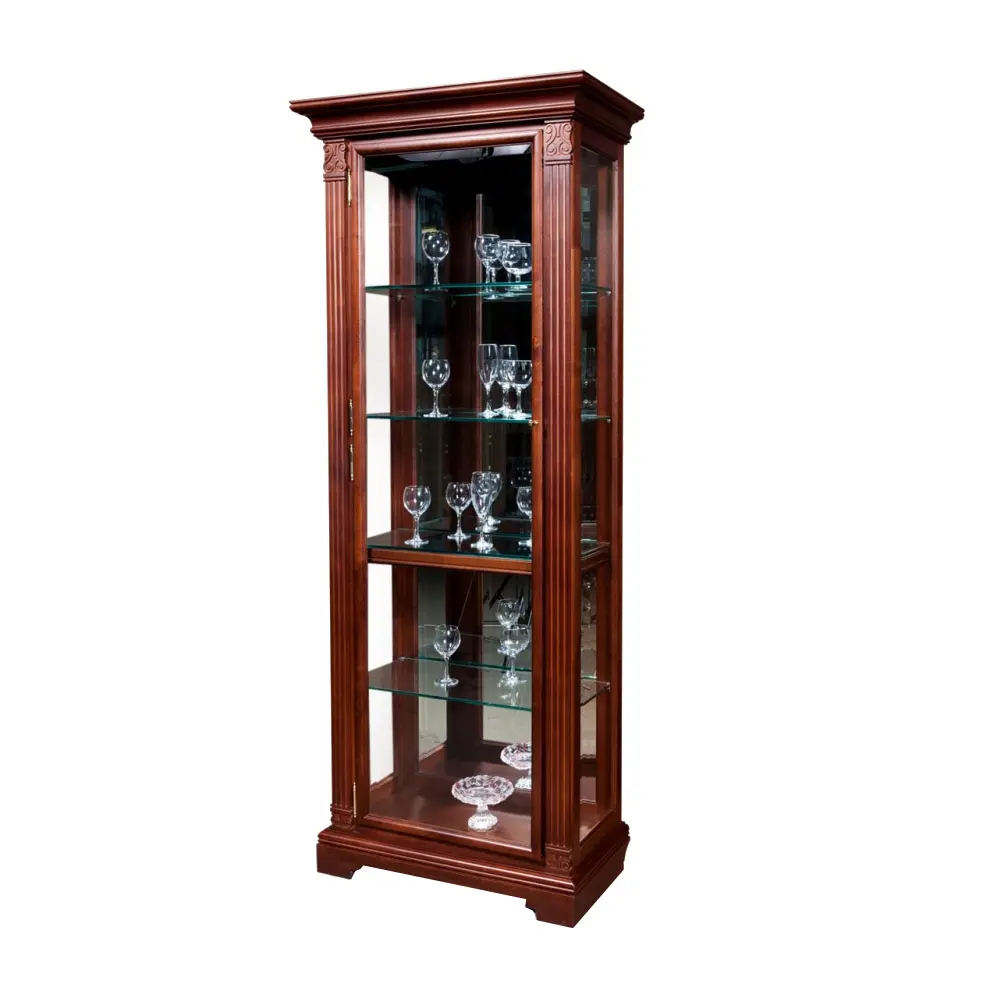 Шкаф Порто с витриной ГМ 5901Е, мокко