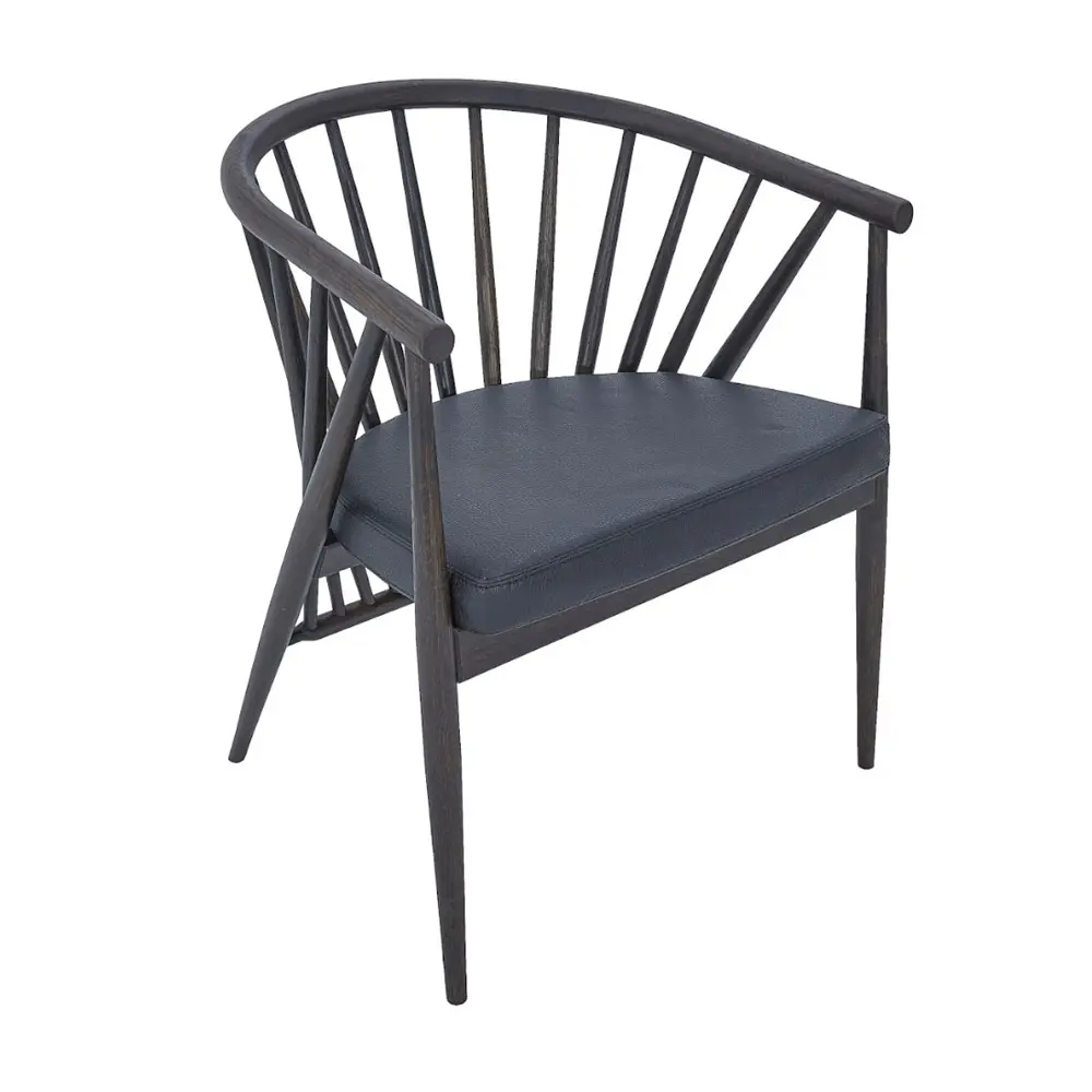 Стул из дуба Дженни комфорт мягкий кожа