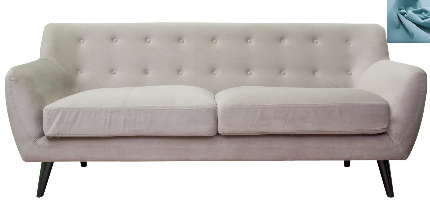 Диван Albert 3 голубой