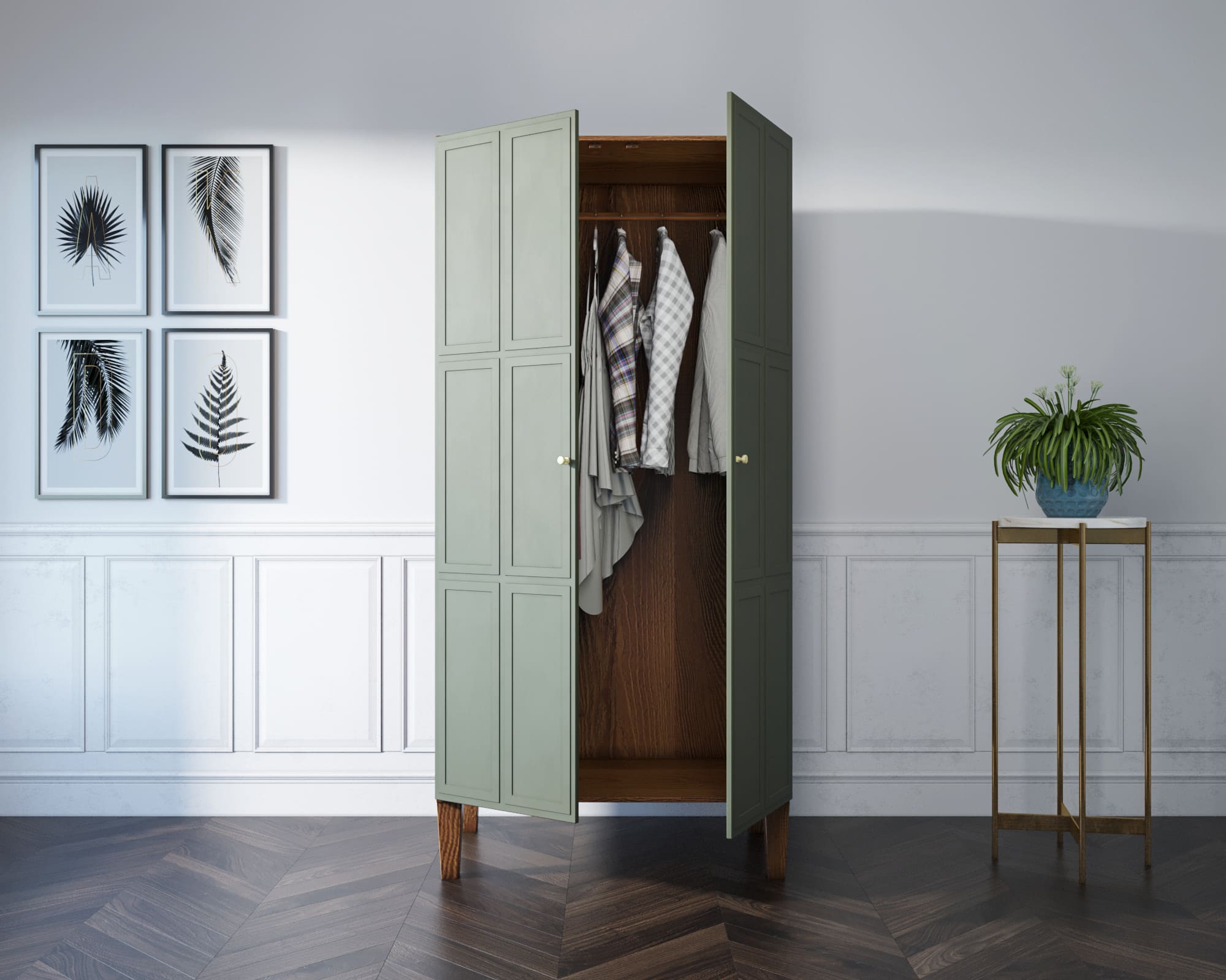 Шкаф массив "Andersen" двухстворчатый