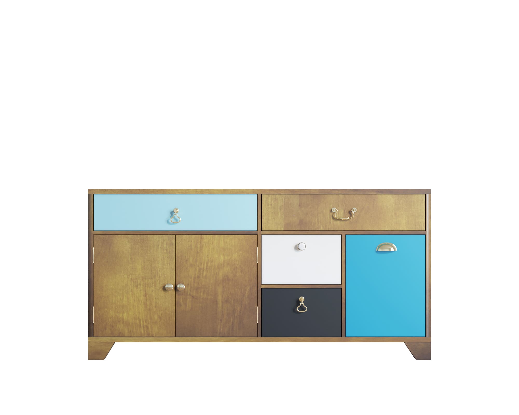 Комод большой под TV «Aquarelle»