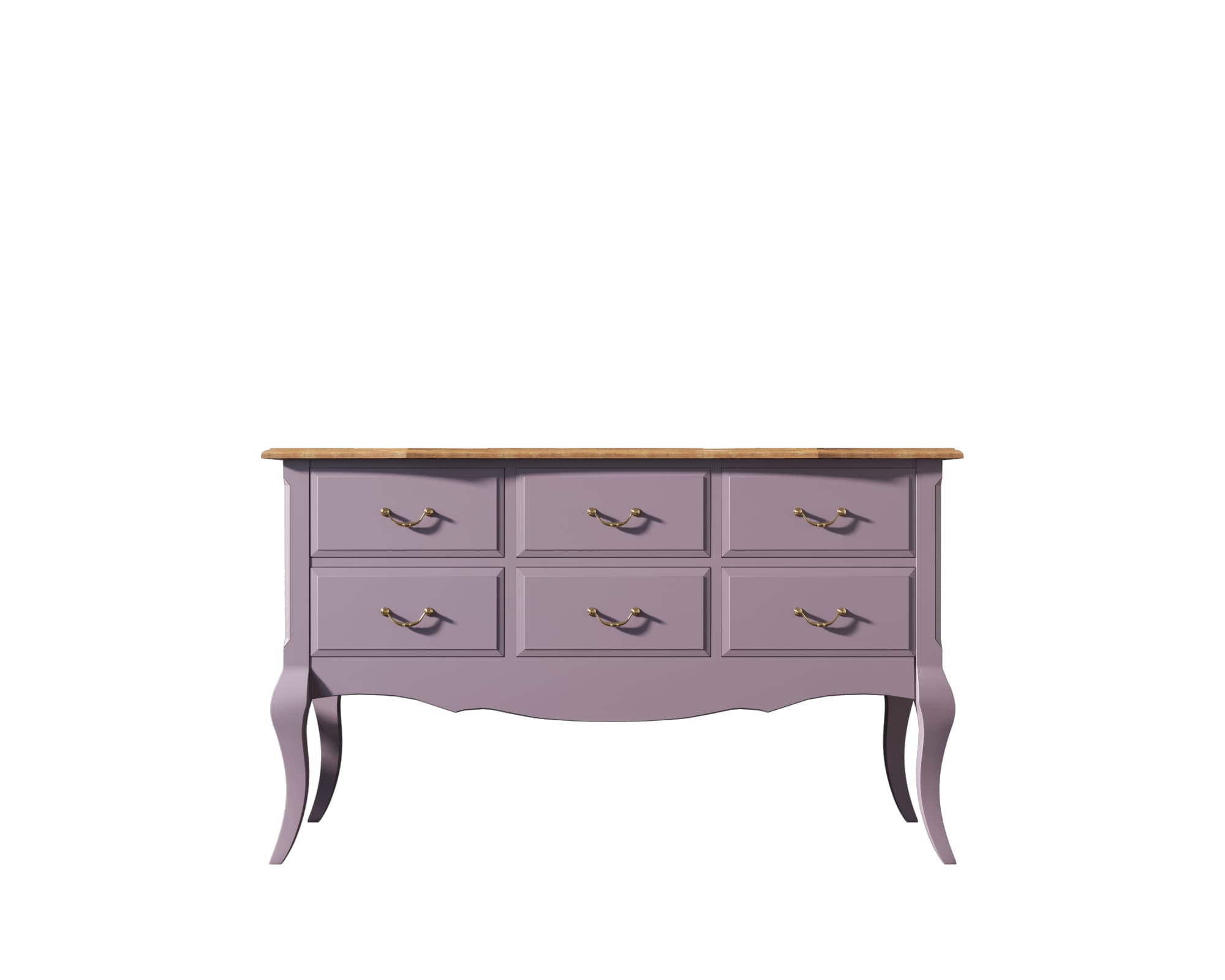 Консоль дерева "Leontina Lavanda" 6 ящиков