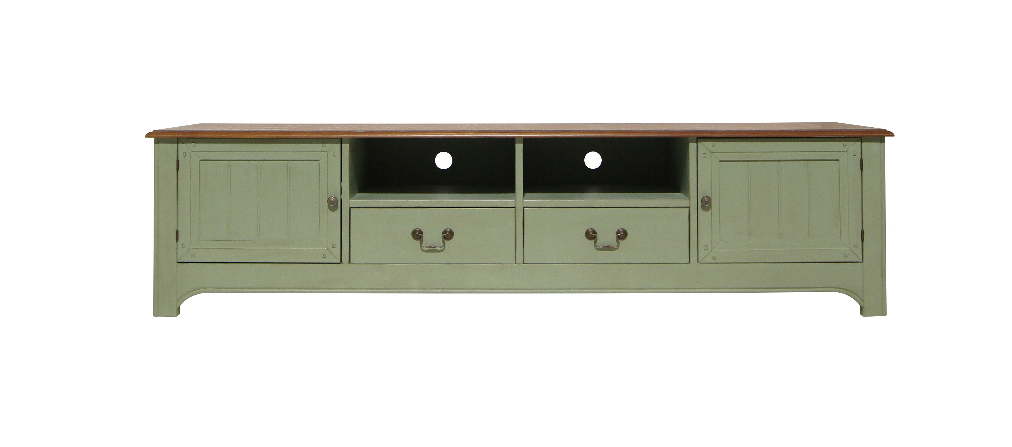 Консоль массив 2 ящика "Olivia" под TV удлиненная