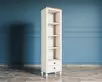 Узкий стеллаж "Odri" с ящиками в стиле Прованс