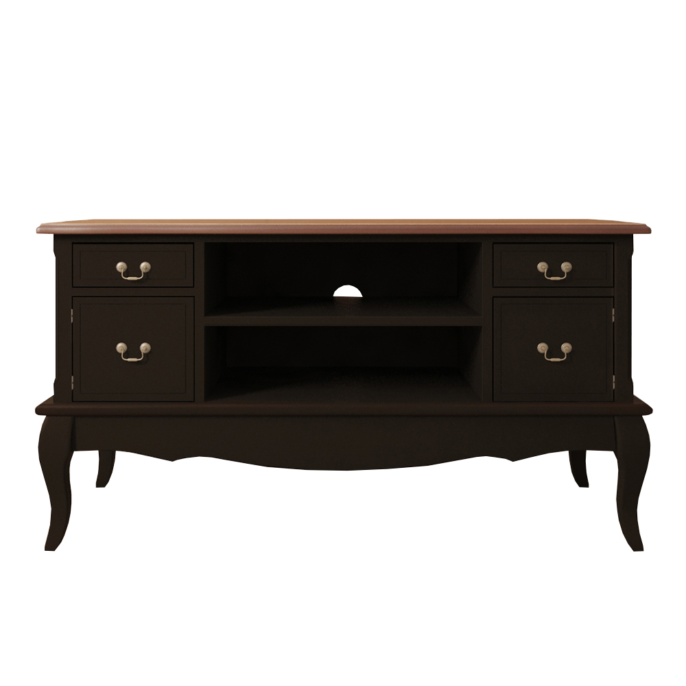 Комод под TV с 4 ящиками «Leontina Black»