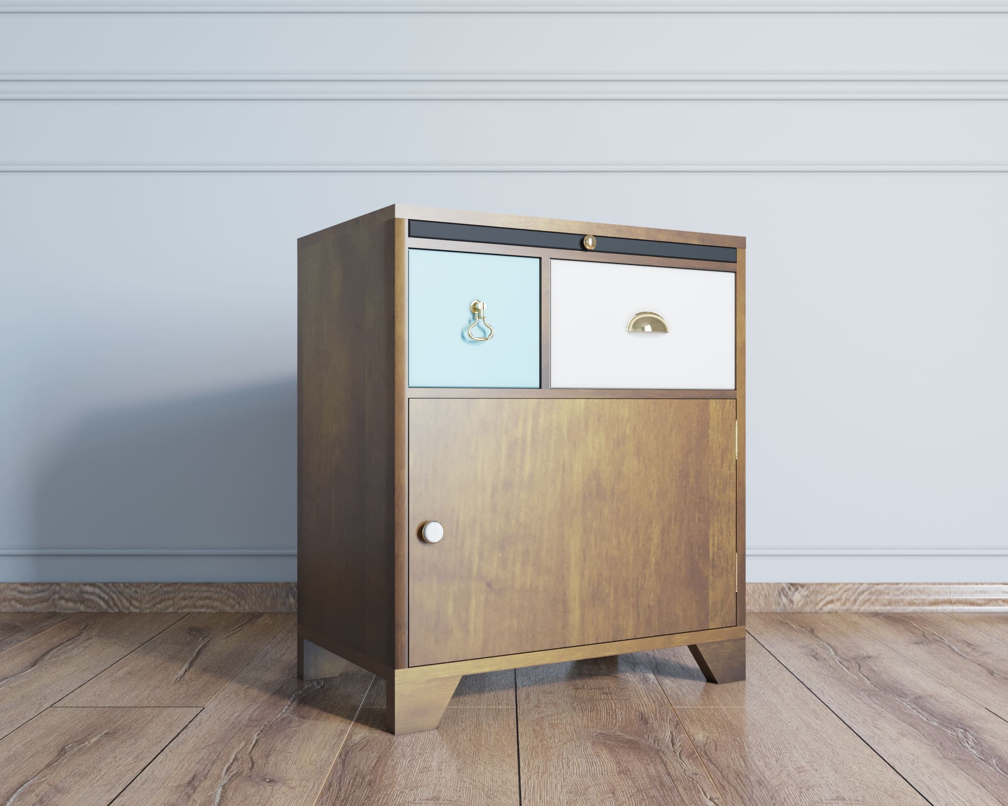 Комод-тумба с ящиками «Aquarelle»