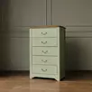 Комод массив дерева "Olivia" высокий на 5 ящиков арт GA3005