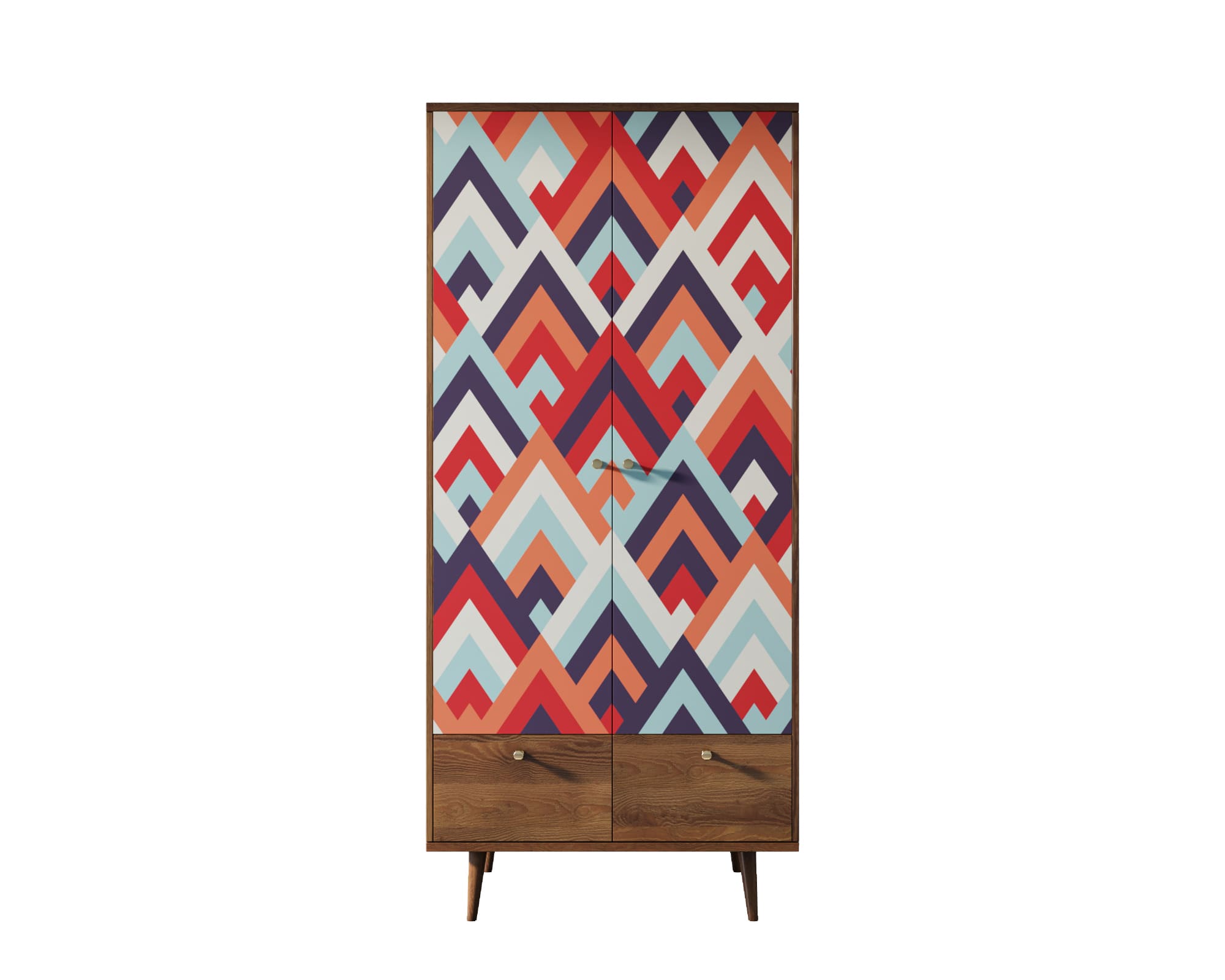 Шкаф двухстворчатый с 2 ящиками "Berber"