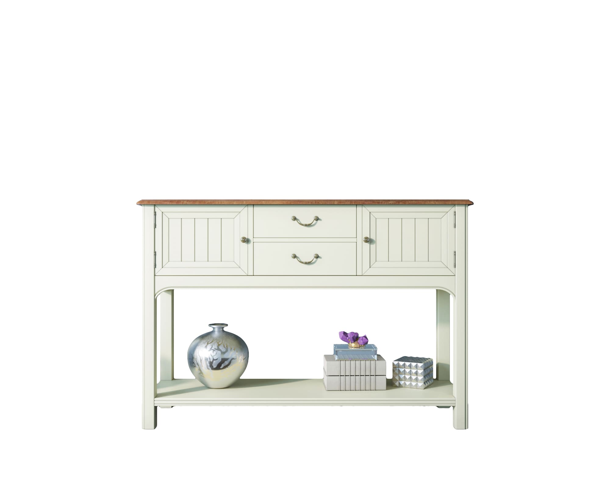 Консоль массив с ящиками "Olivia" в бежевом цвете