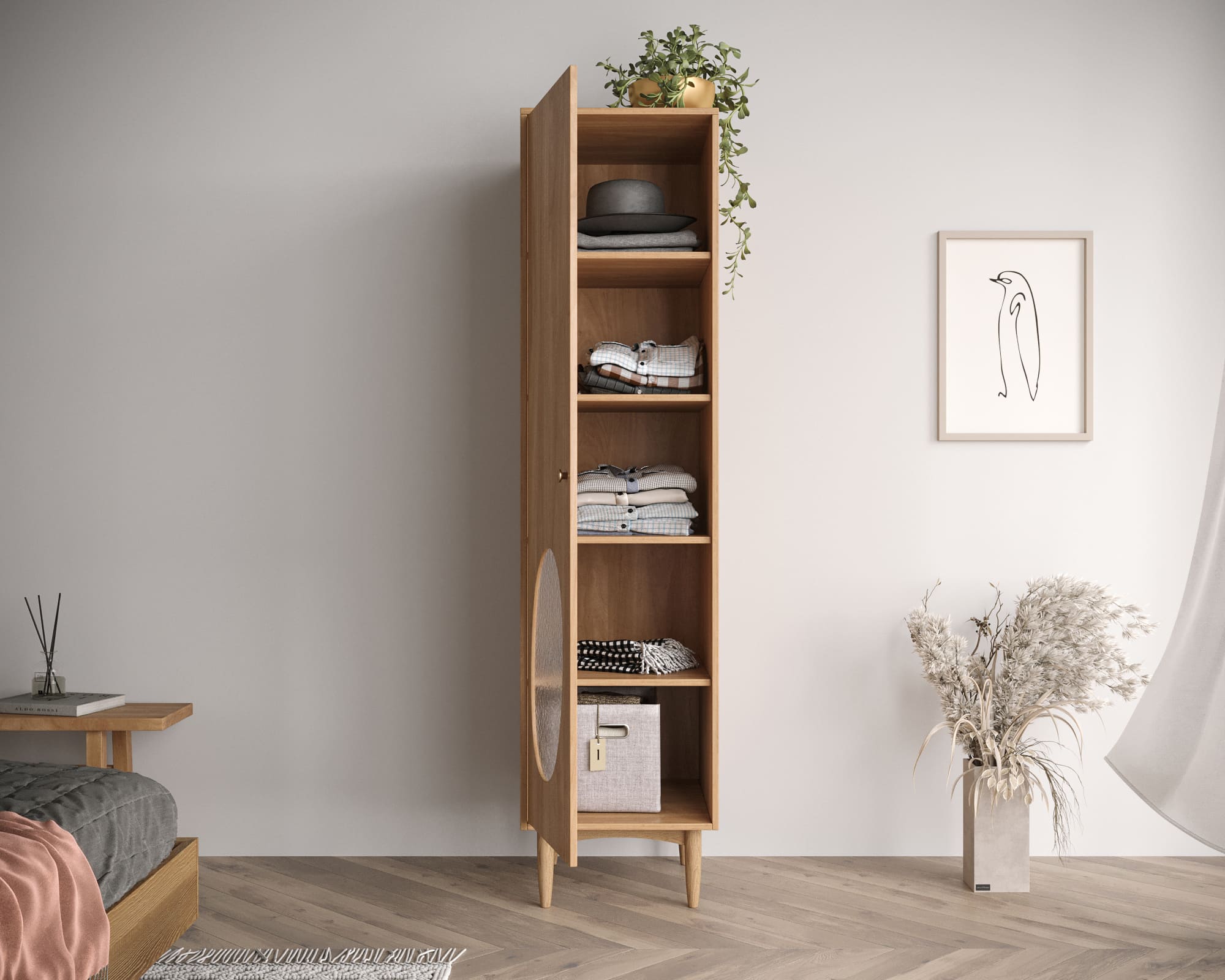 Шкаф одностворчатый Bubble арт BBL14