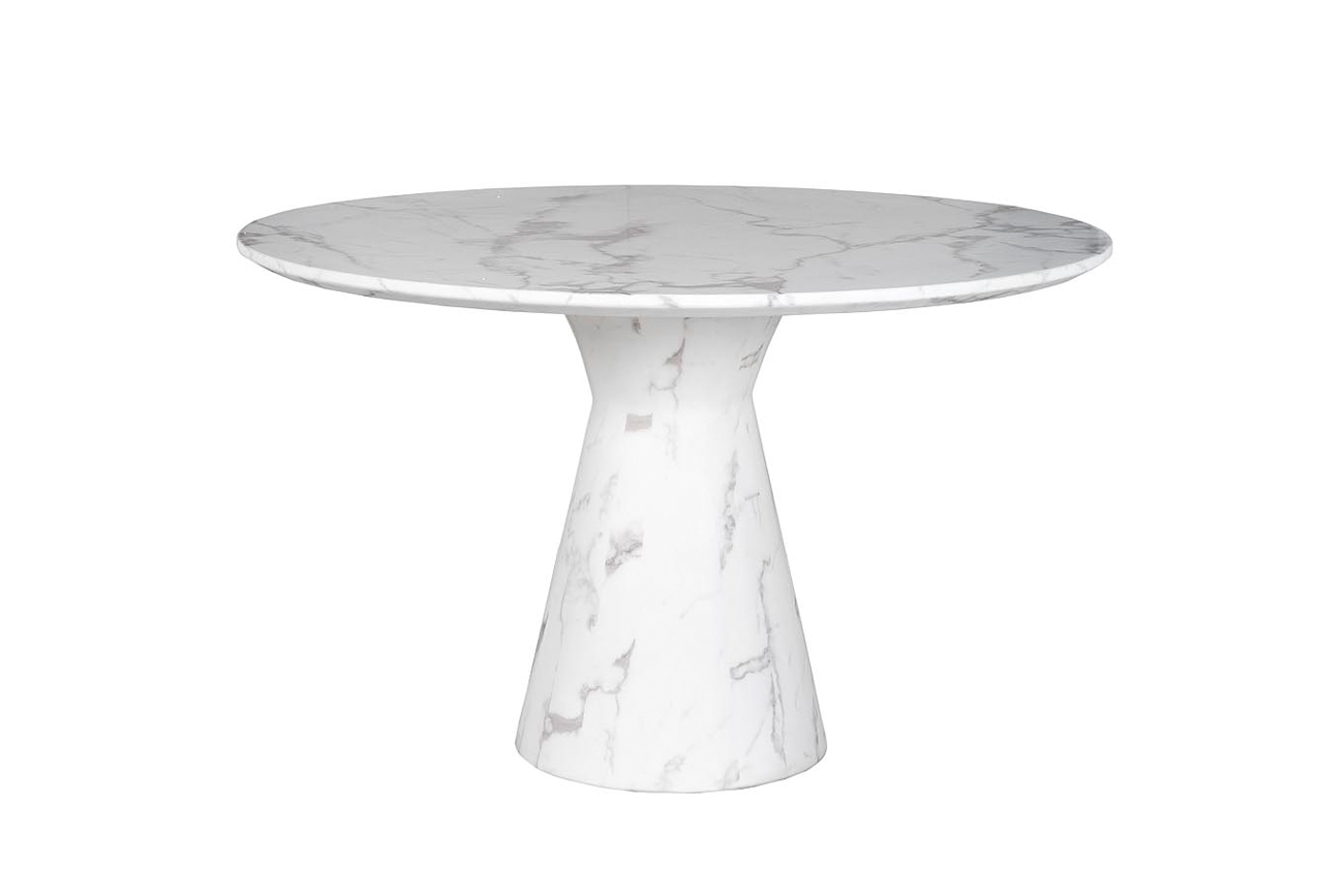 33FS-120-STOL/OB-BEL Стол обеденный белый d120*75см