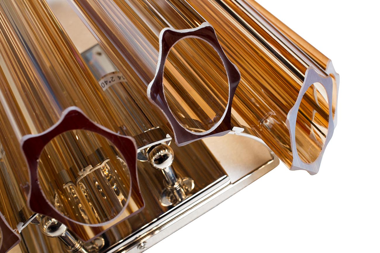 20MB3451-2AMBER Бра стекло янтарного цвета