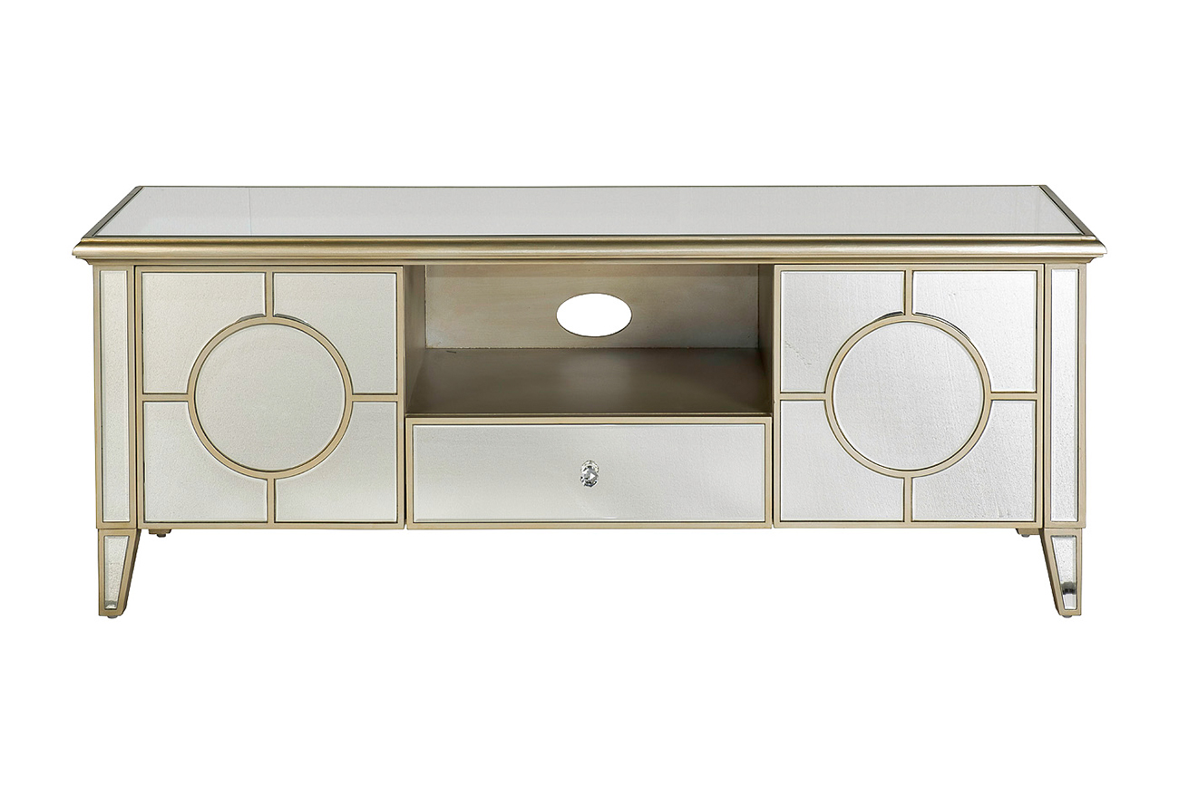 KFG041 Тумба под телевизор зеркальная