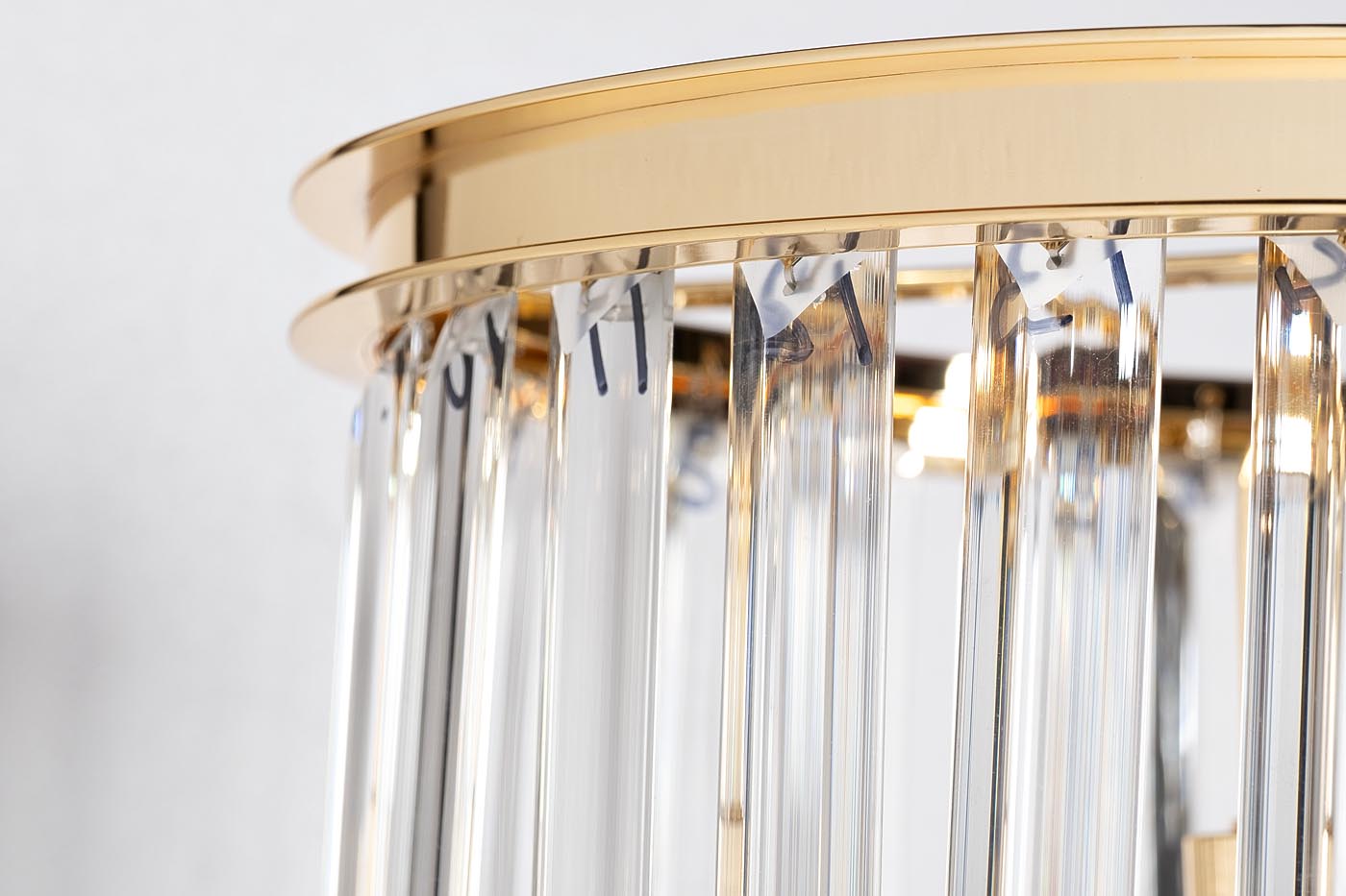 20MD3231-3G Светильник потолочный стекло/золото d40*61см