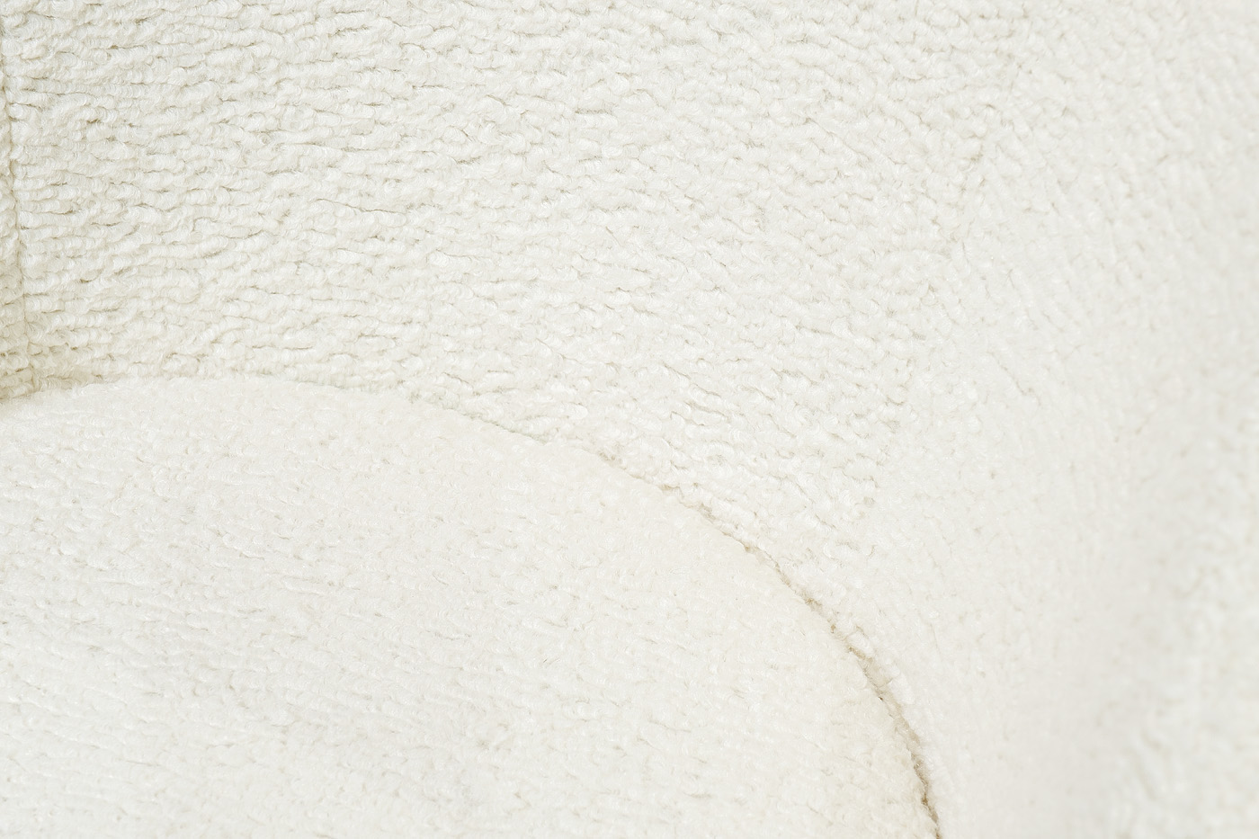 Кресло Napoli вращающееся, иск. мех, кремовое Sheepskin