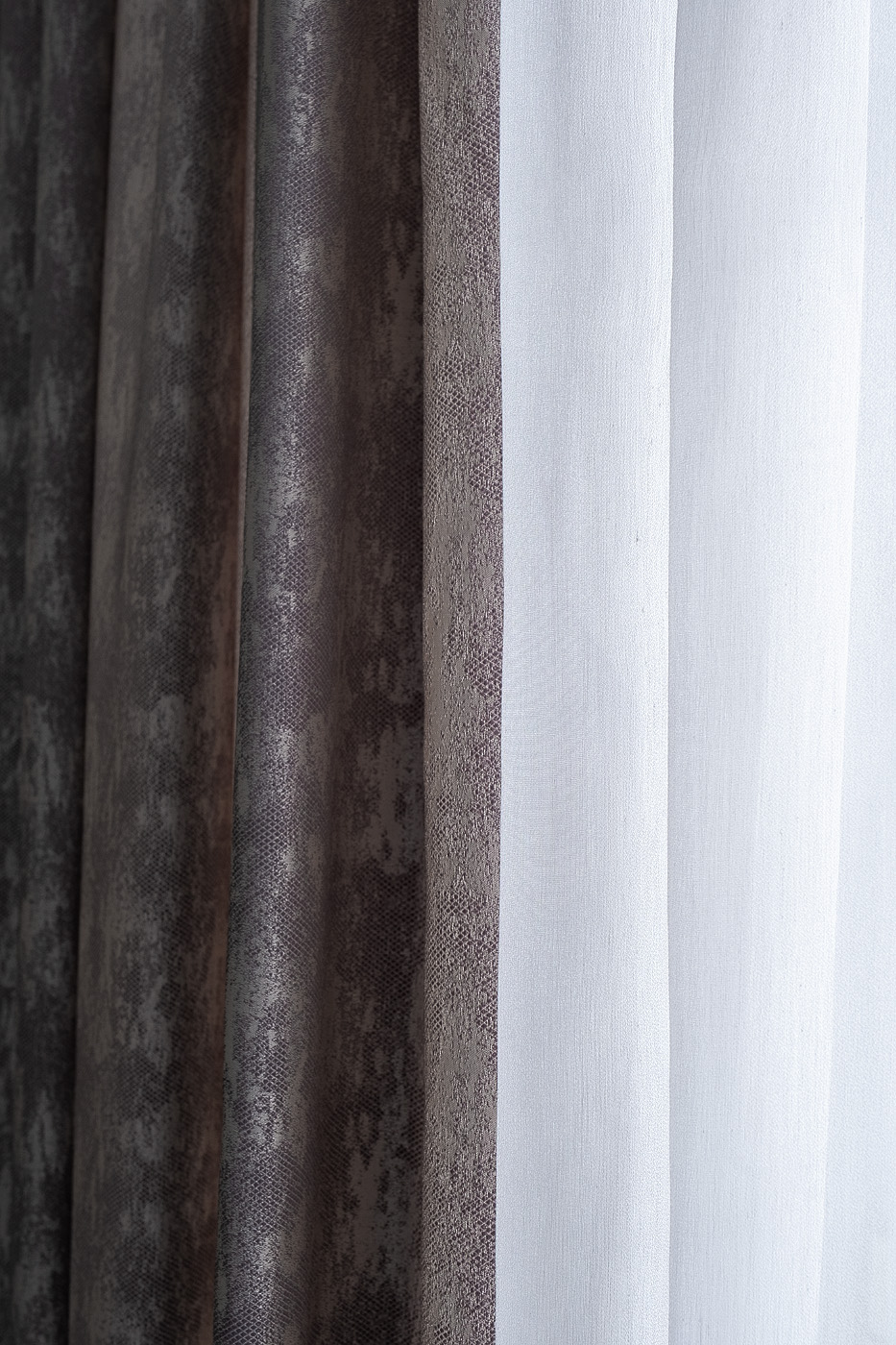 121GD-HOUST100-PORT SER Портьера HOUSTON серая