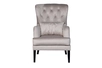Кресло Rimini, велюр светло-серый Colton 030-SVBEG, с подушкой
