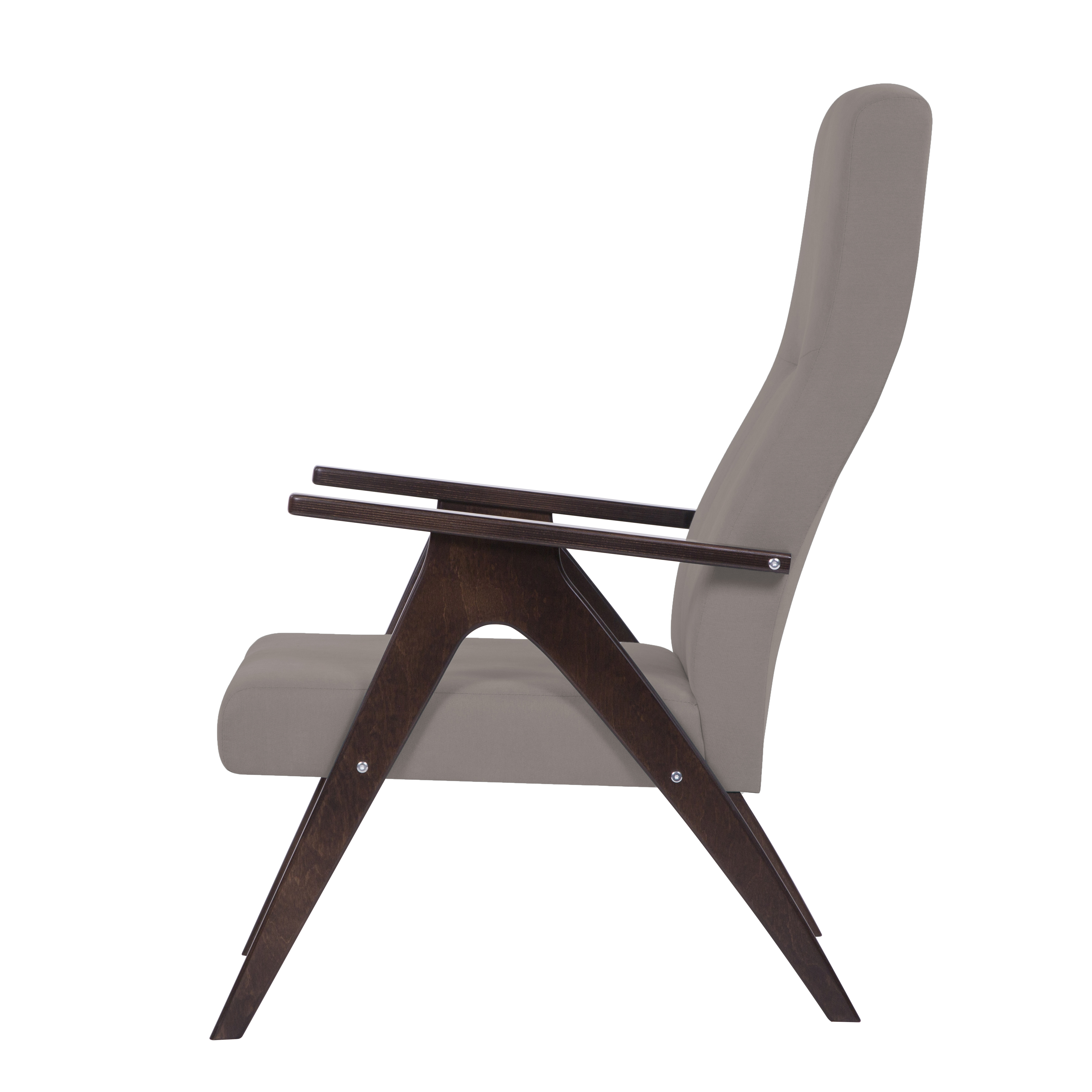 кресло Оскар фреш 04 бежевый каркас Орех