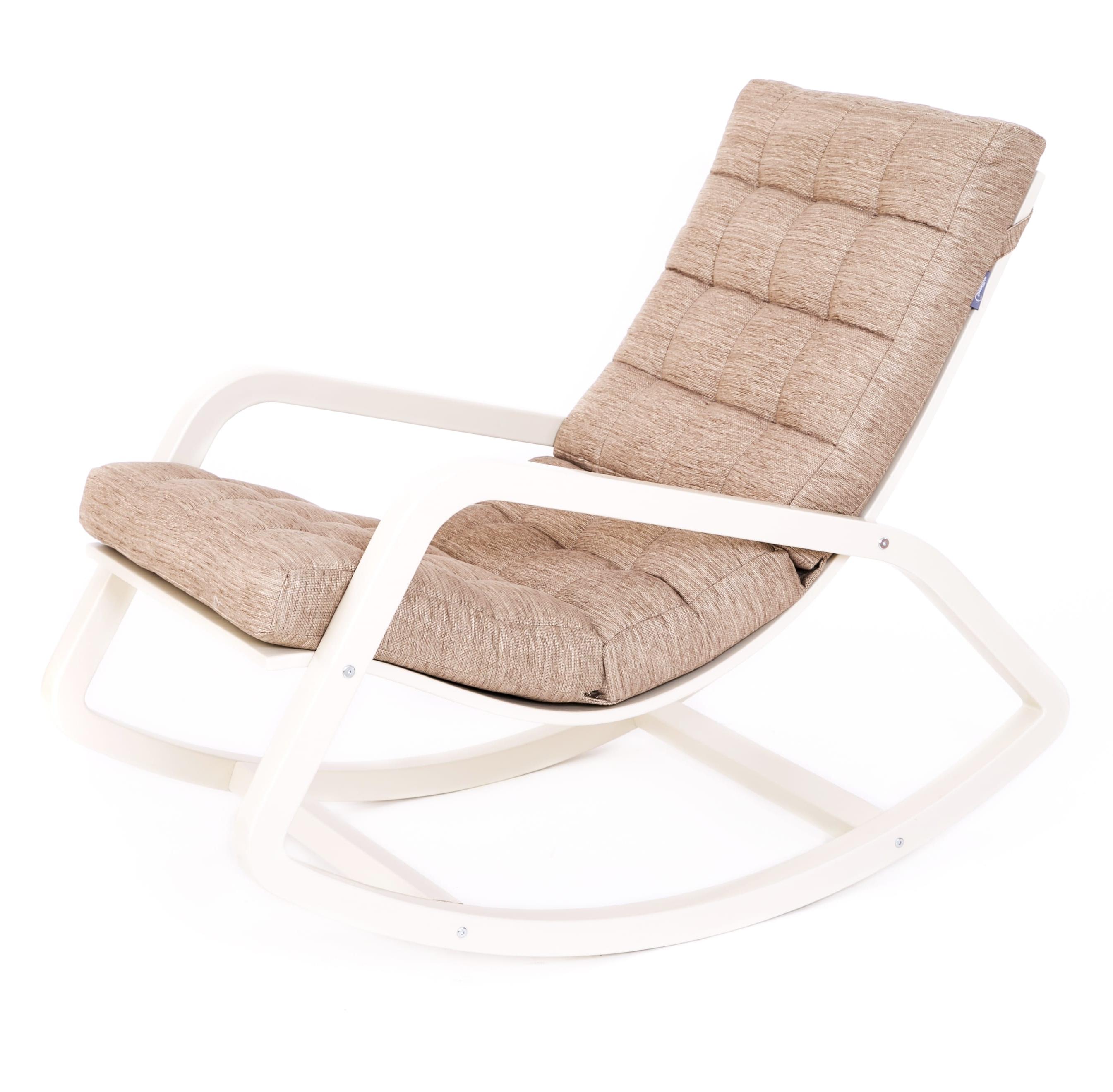 кресло-качалка Онтарио Миндаль каркас Бежевый