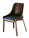 Стул   Моглон   Голубой каркас  Венге структура
