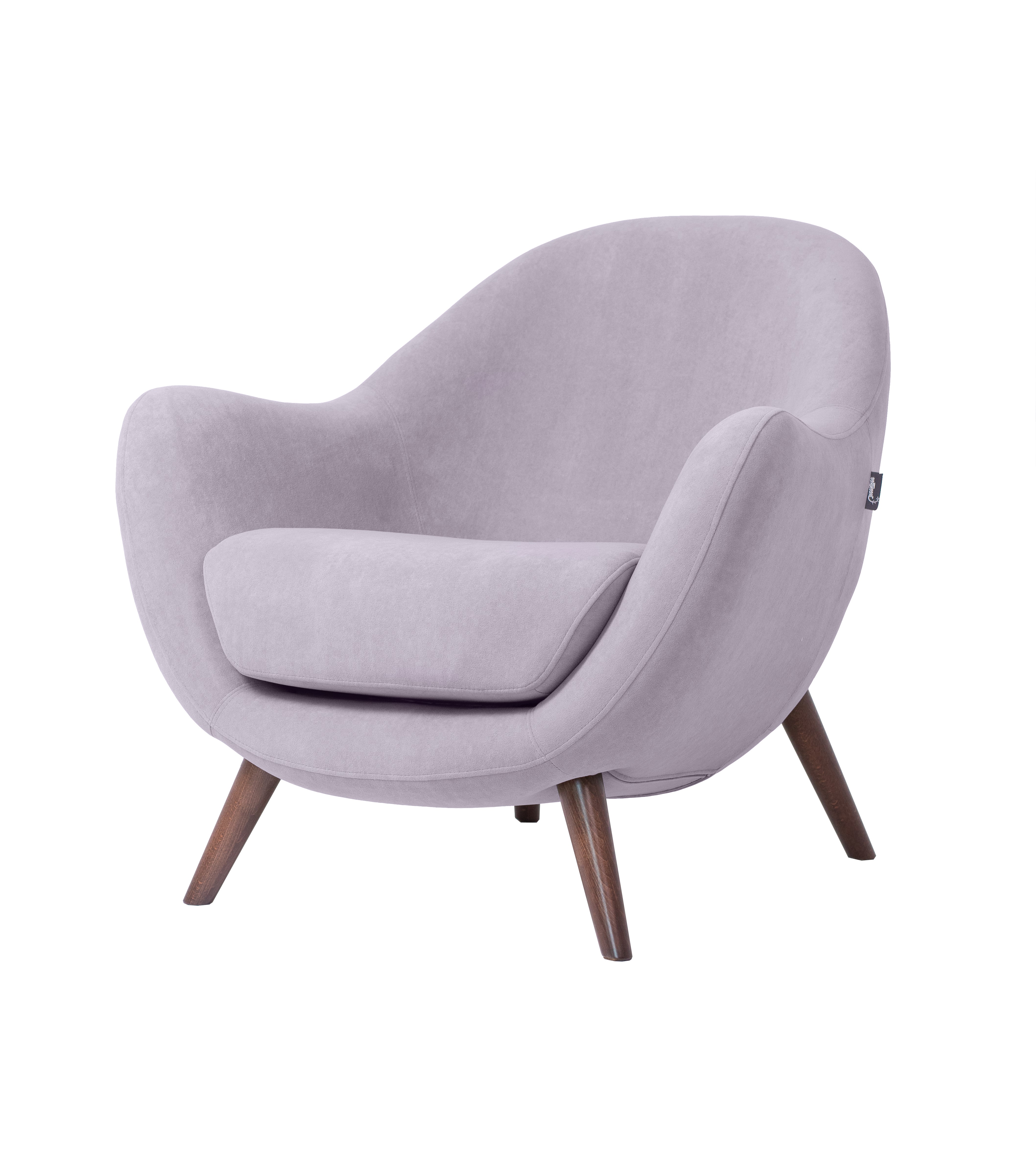 кресло Анхель Перламутр каркас Орех