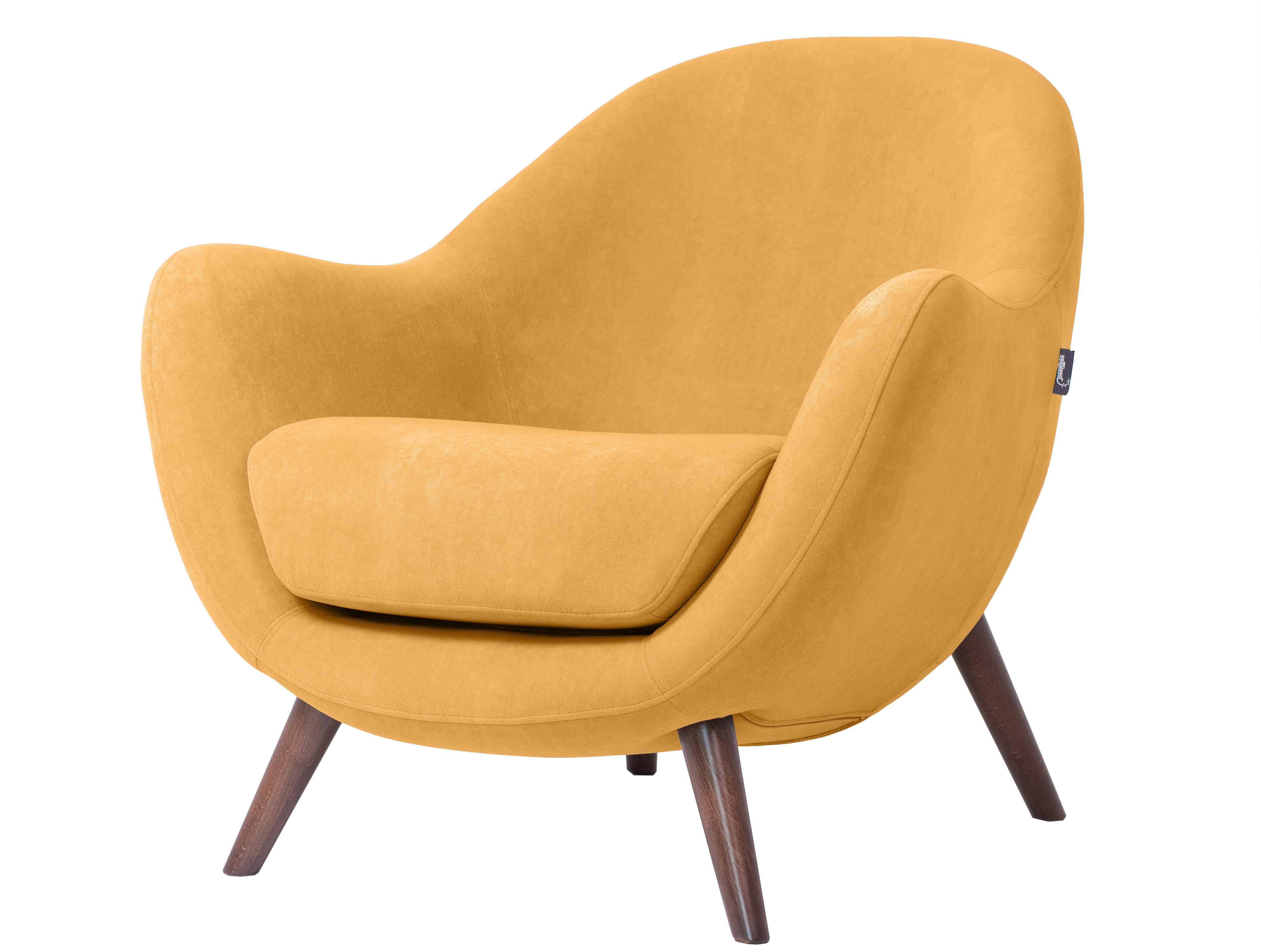 кресло Анхель Охра каркас Орех