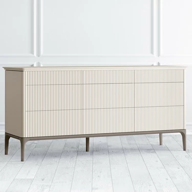 Комод белый большой Pr07NTB