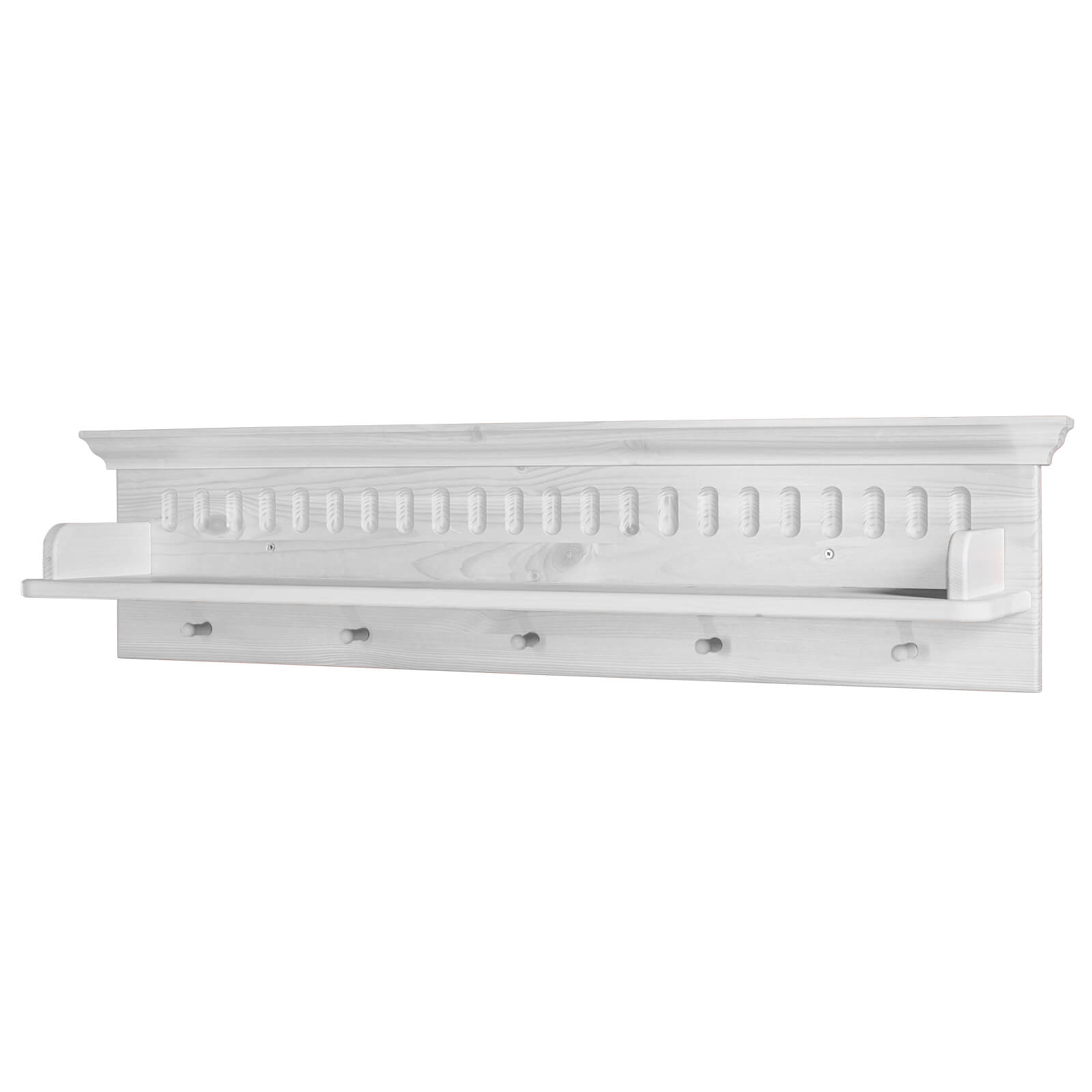 Полка настенная "Хельсинки" (белый воск)