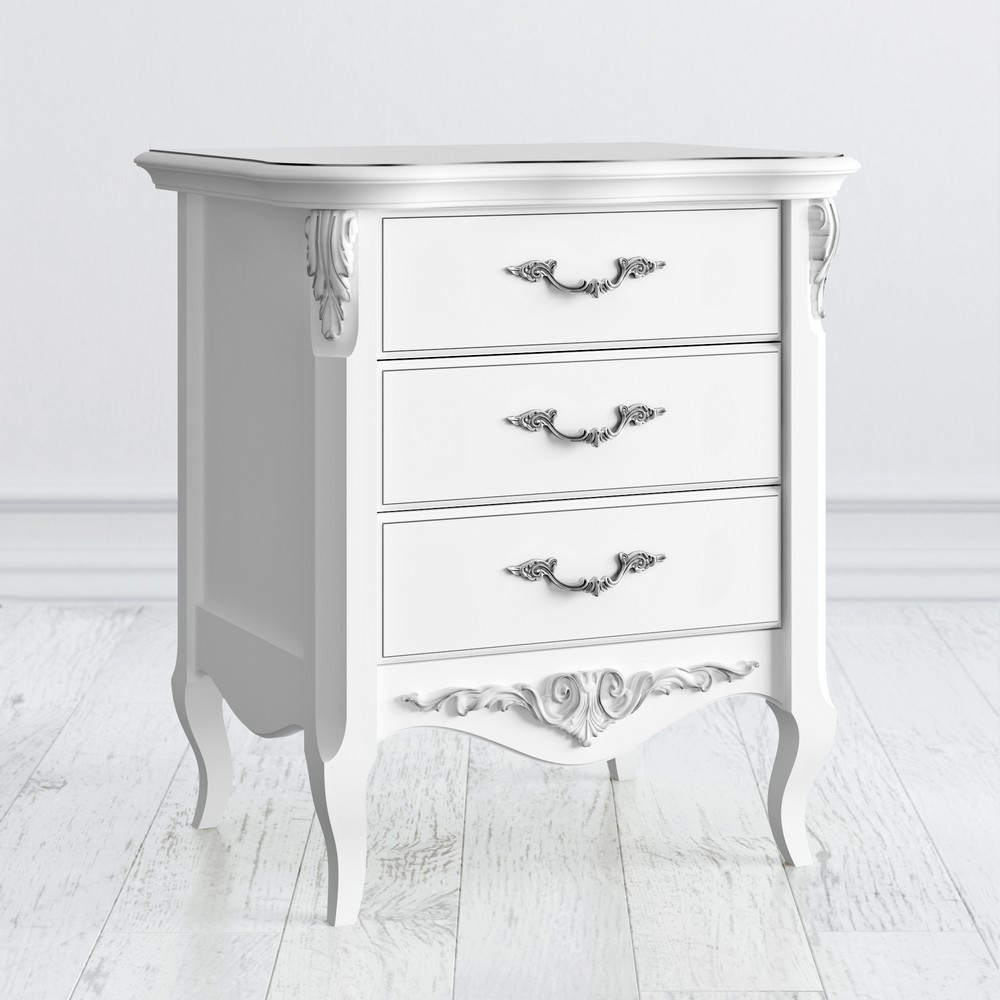 Прикроватная тумба 3 ящика 