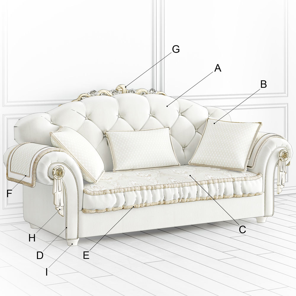 Диван двухместный D412-20-02