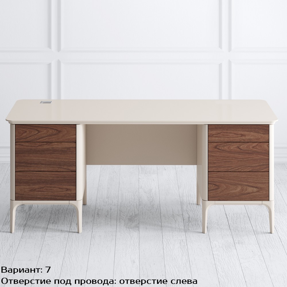 Стол письменный с тумбами Pr083AT-bosco