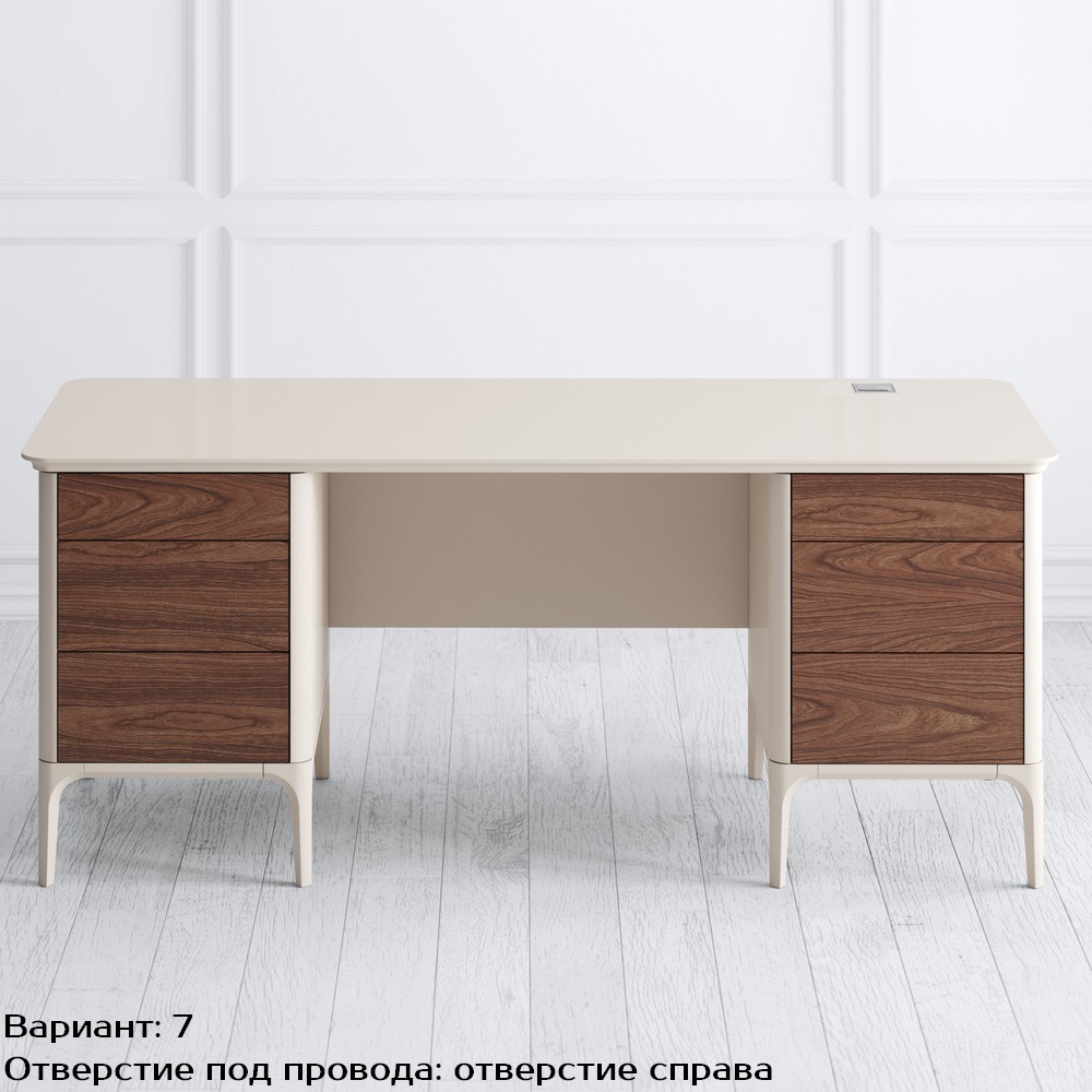 Стол письменный с тумбами Pr083AT-bosco