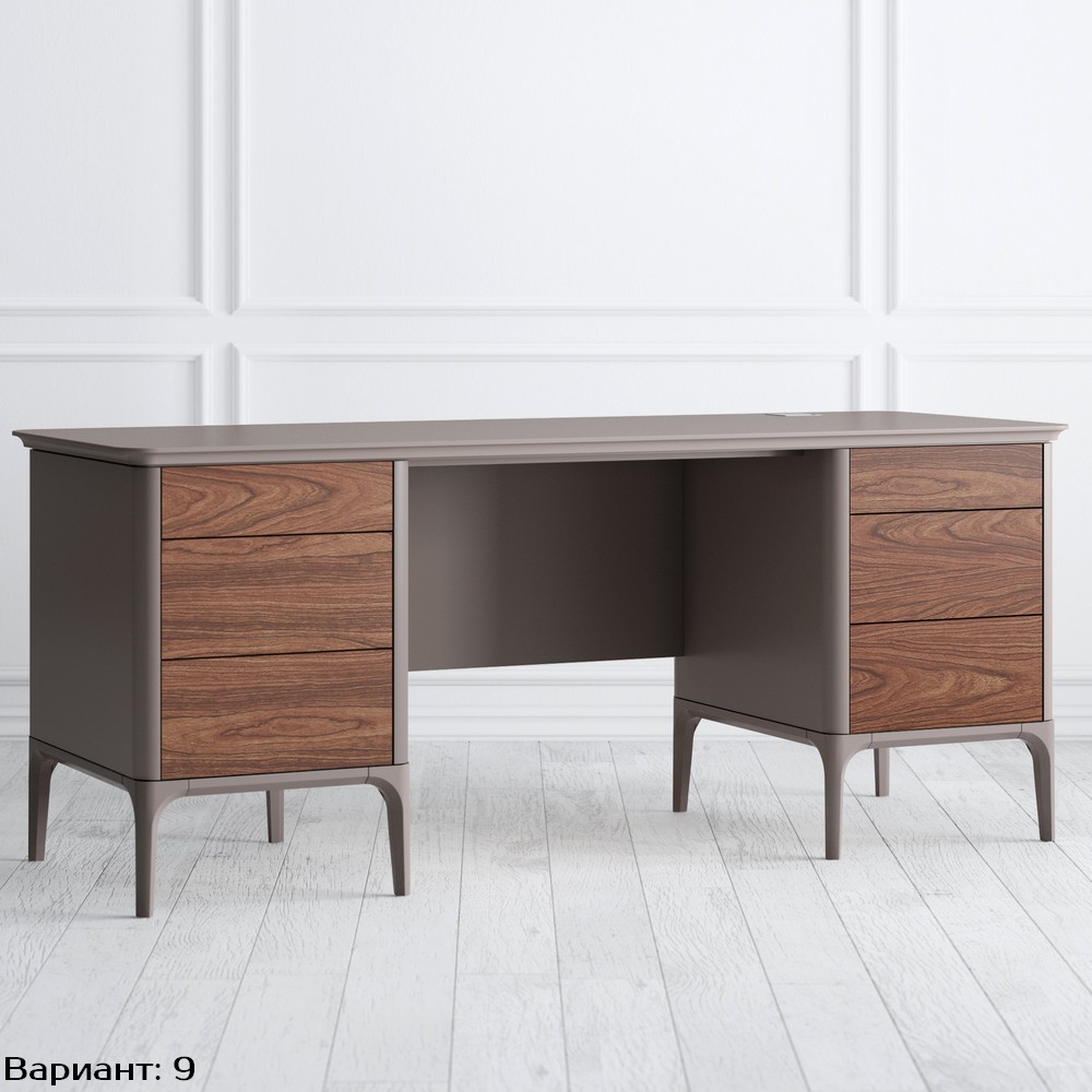 Стол письменный с тумбами Pr083AT-bosco