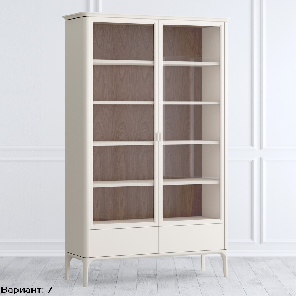 Шкаф книжный 2 ящика Pr022BT-bosco