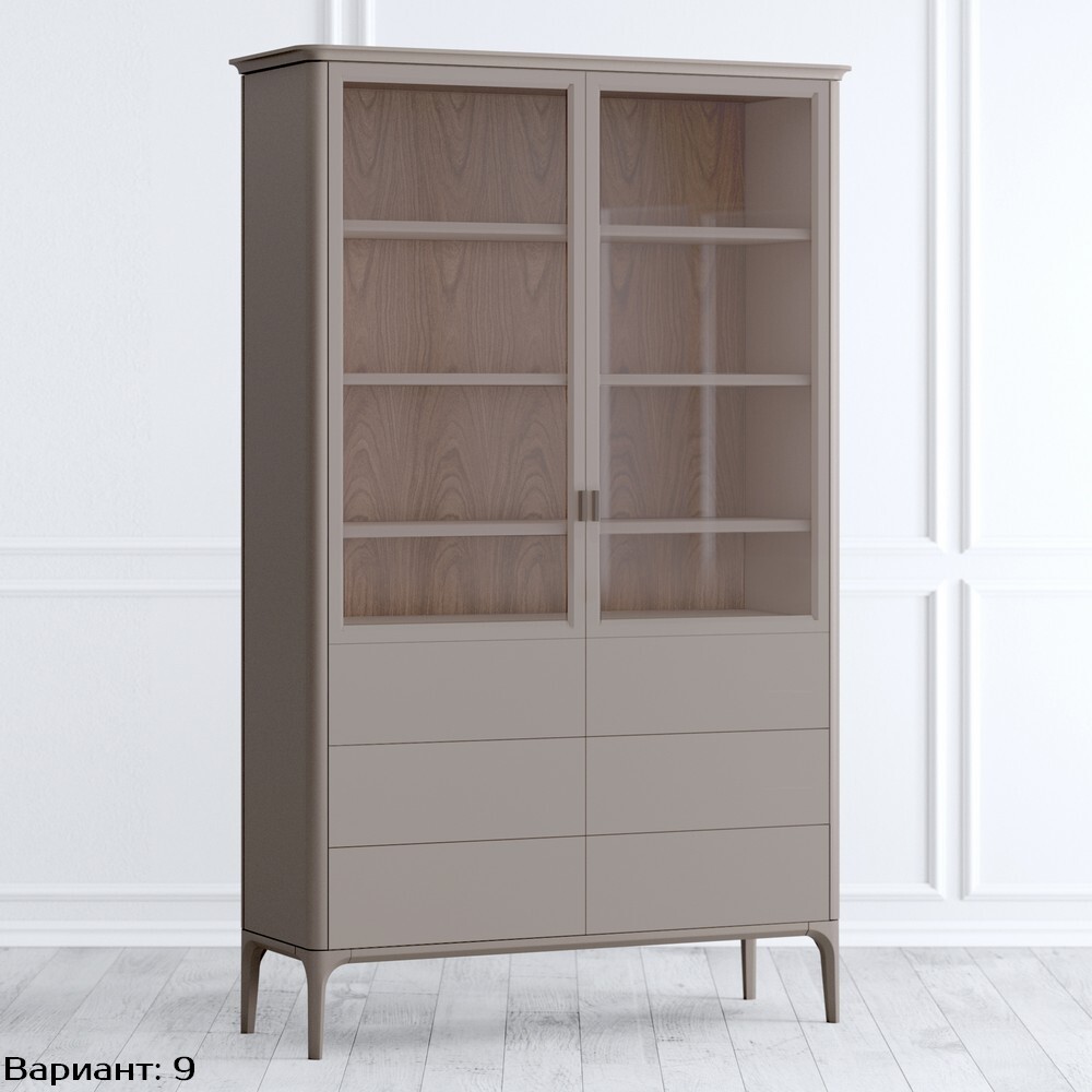 Шкаф книжный 6 ящиков Pr022DT-bosco