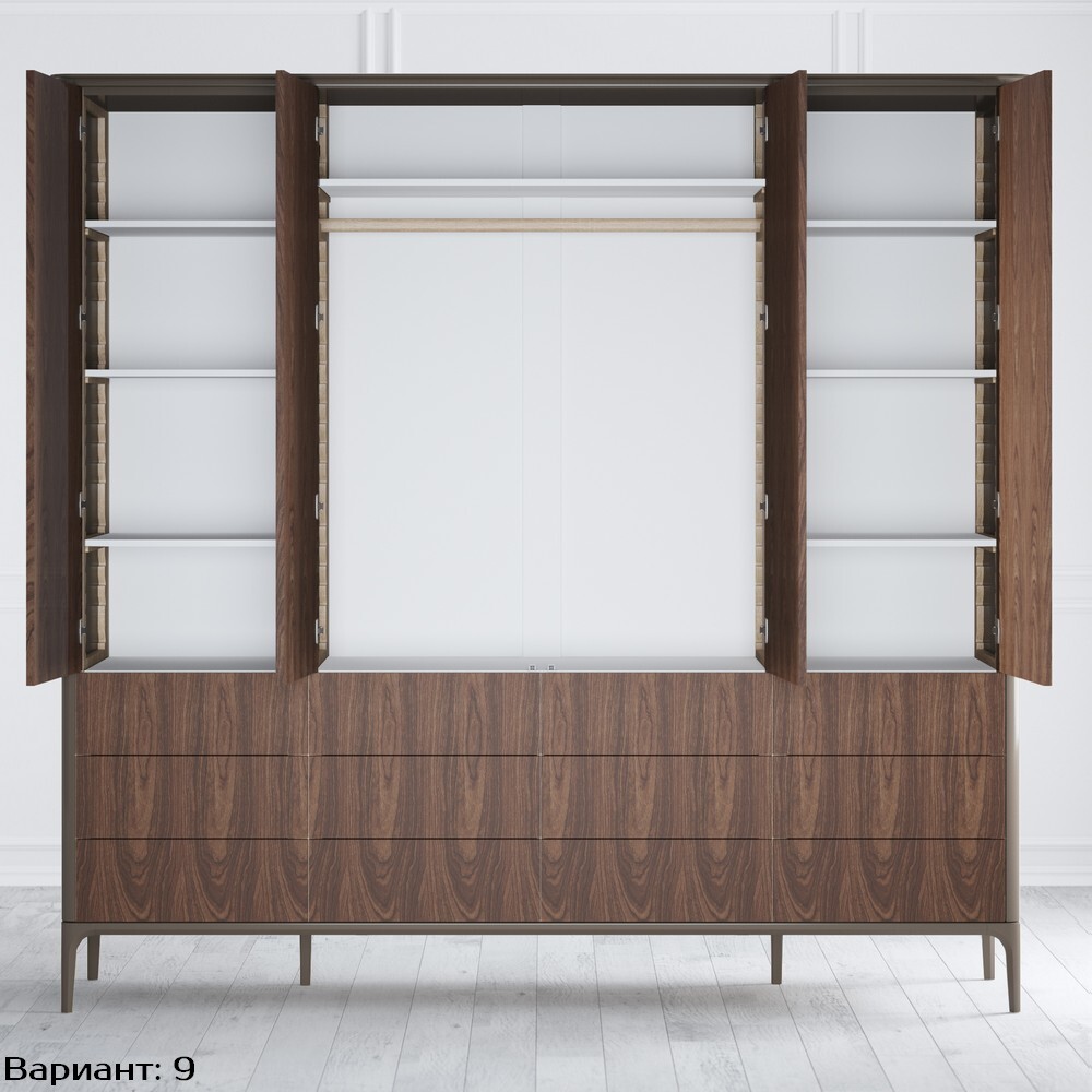 Шкаф 4 двери Pr061C1T-bosco