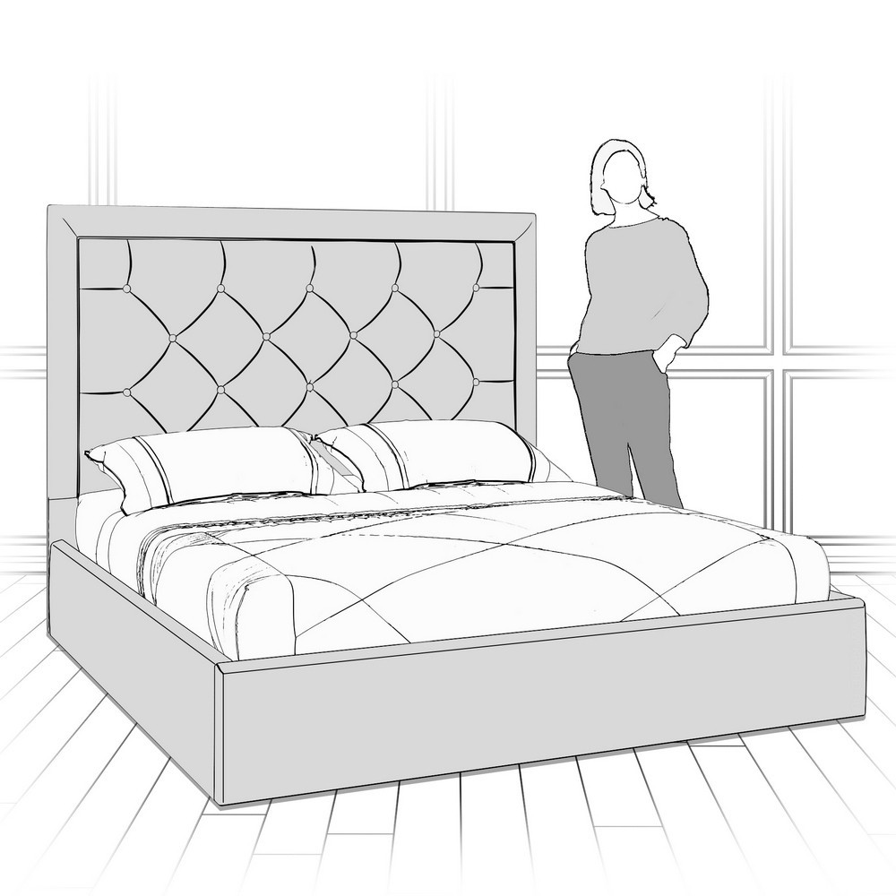 Кровать с подъемным механизмом K20-1400-B14