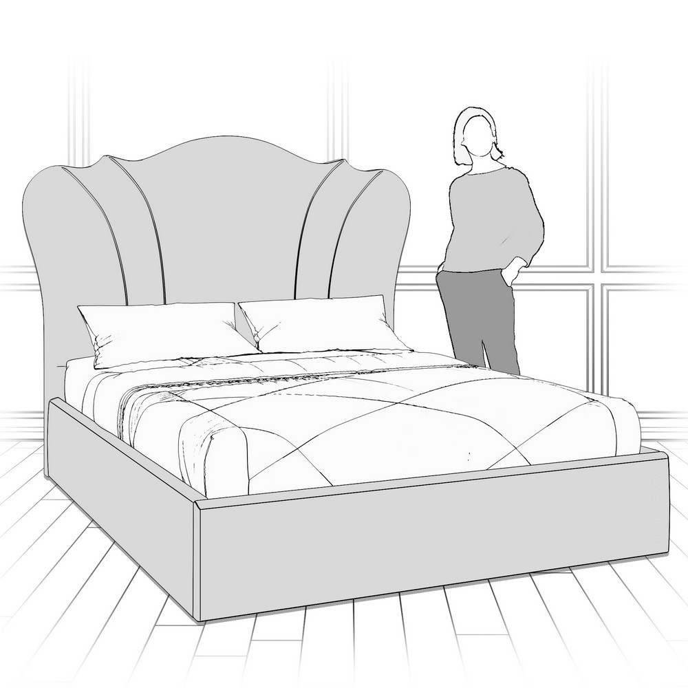 Кровать с подъемным механизмом K60-1800-B15