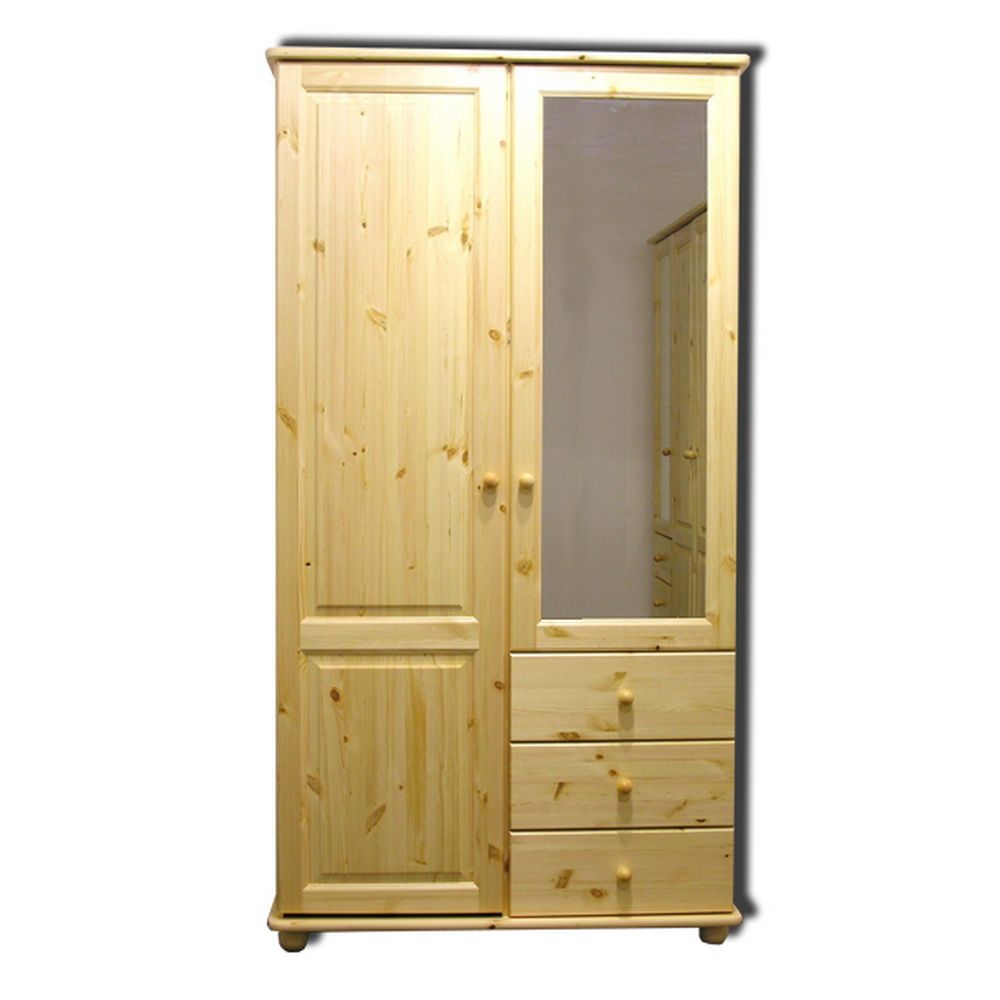 Шкаф двустворчатый с зеркалом ШМЦ-102