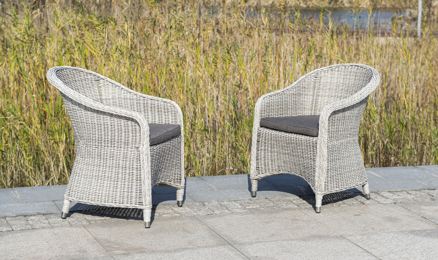 "Равенс" плетеное кресло из искусственного ротанга, цвет бежевый